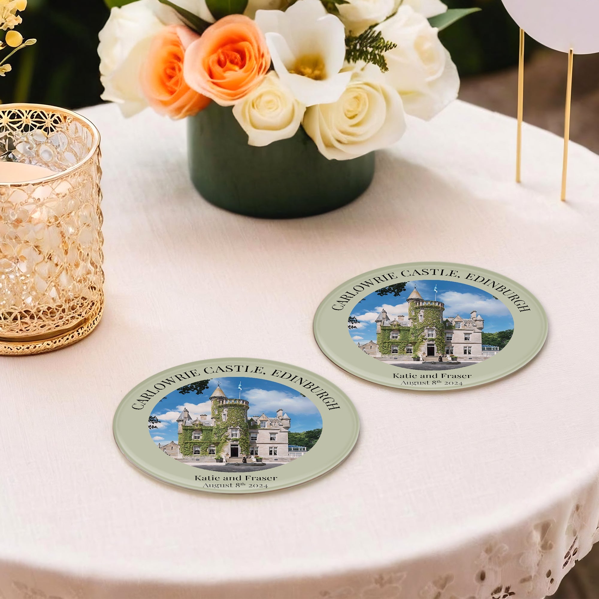 Custom Bulk Coasters - Wedding Favours, Businesses & Events - cmzart