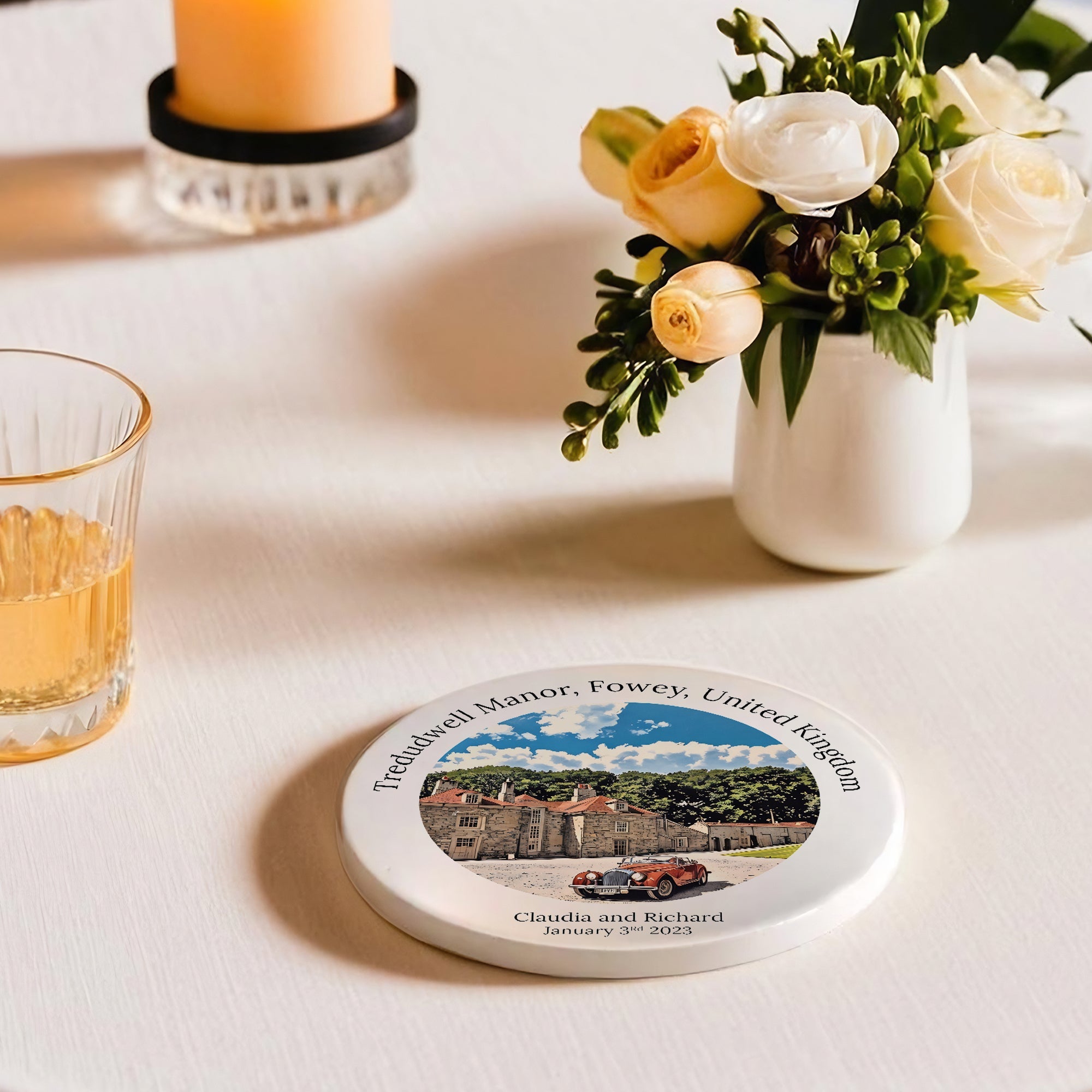 Custom Bulk Coasters - Wedding Favours, Businesses & Events - cmzart