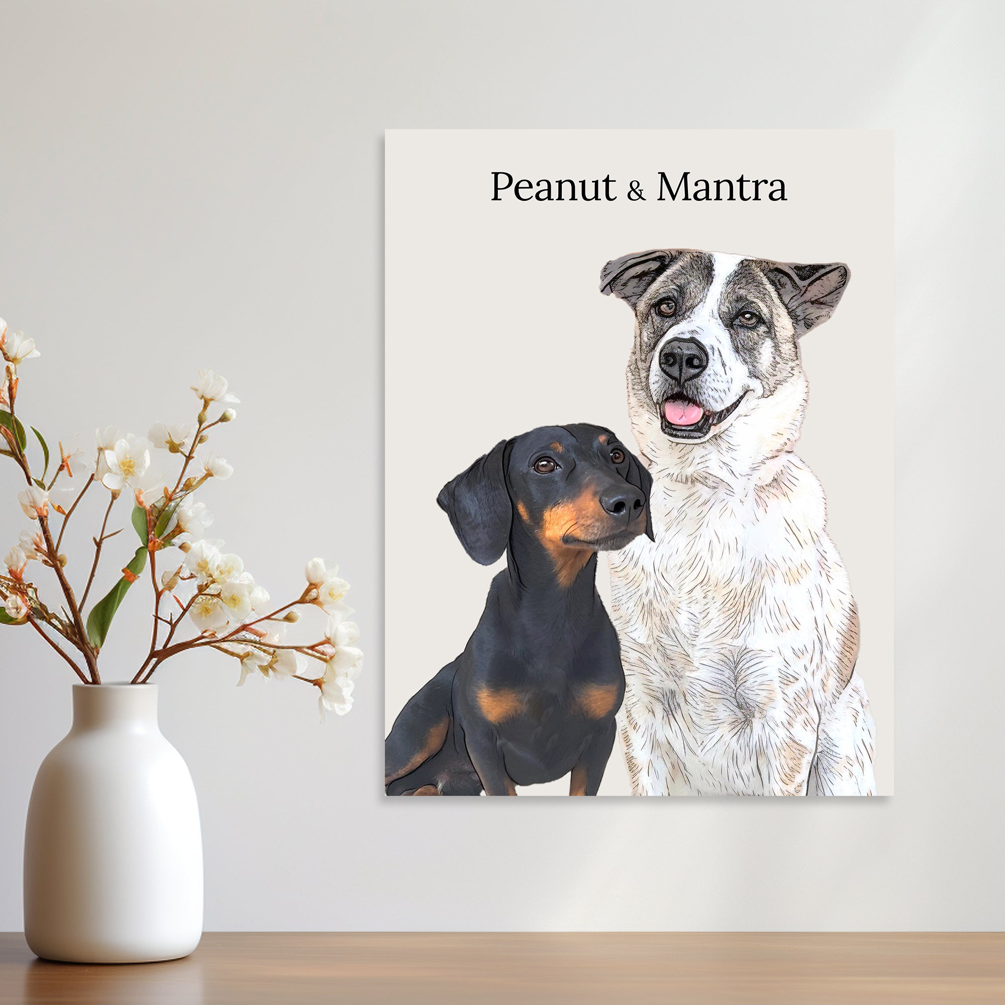 Custom Wood Pet Portrait - cmzart