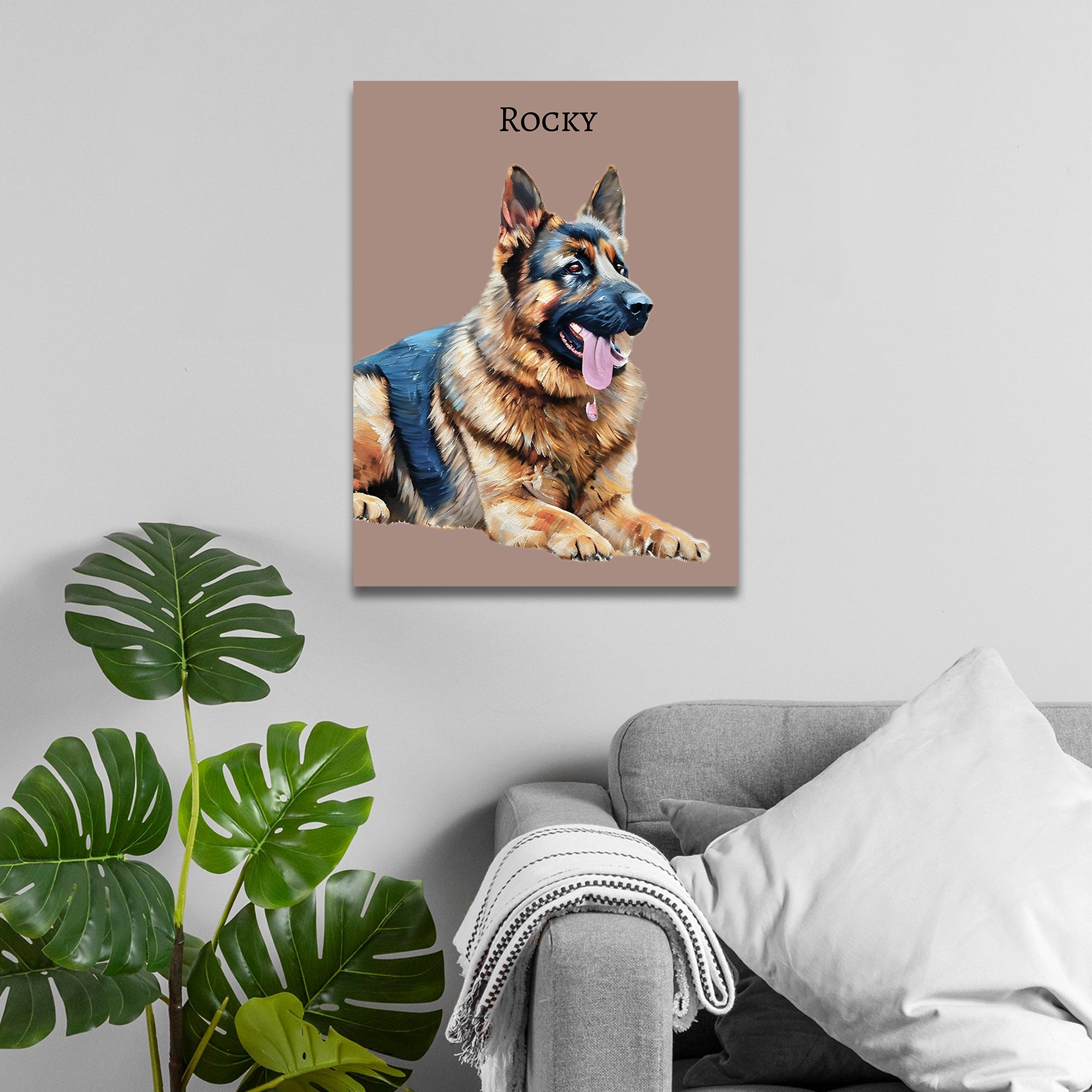 Custom Wood Pet Portrait - cmzart