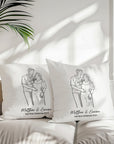 Personalised Wedding Cushion - Set of Two - cmzart
