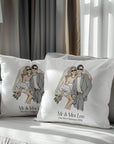 Personalised Wedding Cushion - Set of Two - cmzart
