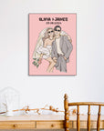 Personalised Wood Wall Art for Weddings - cmzart