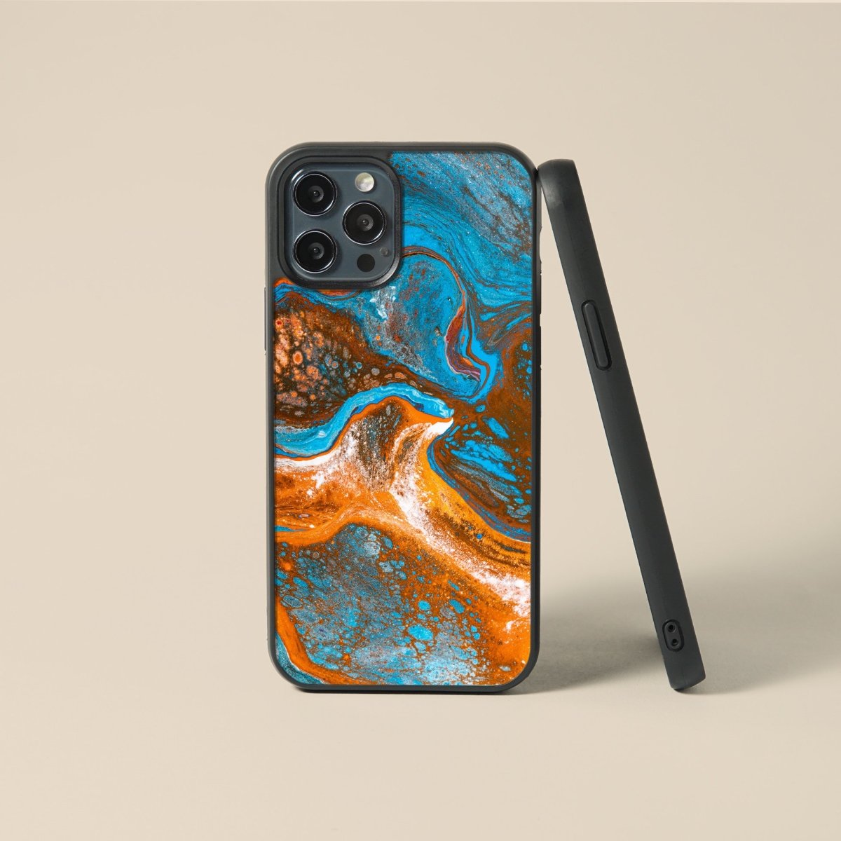 Audacious Blue Mable - Glass Phone Case - cmzart