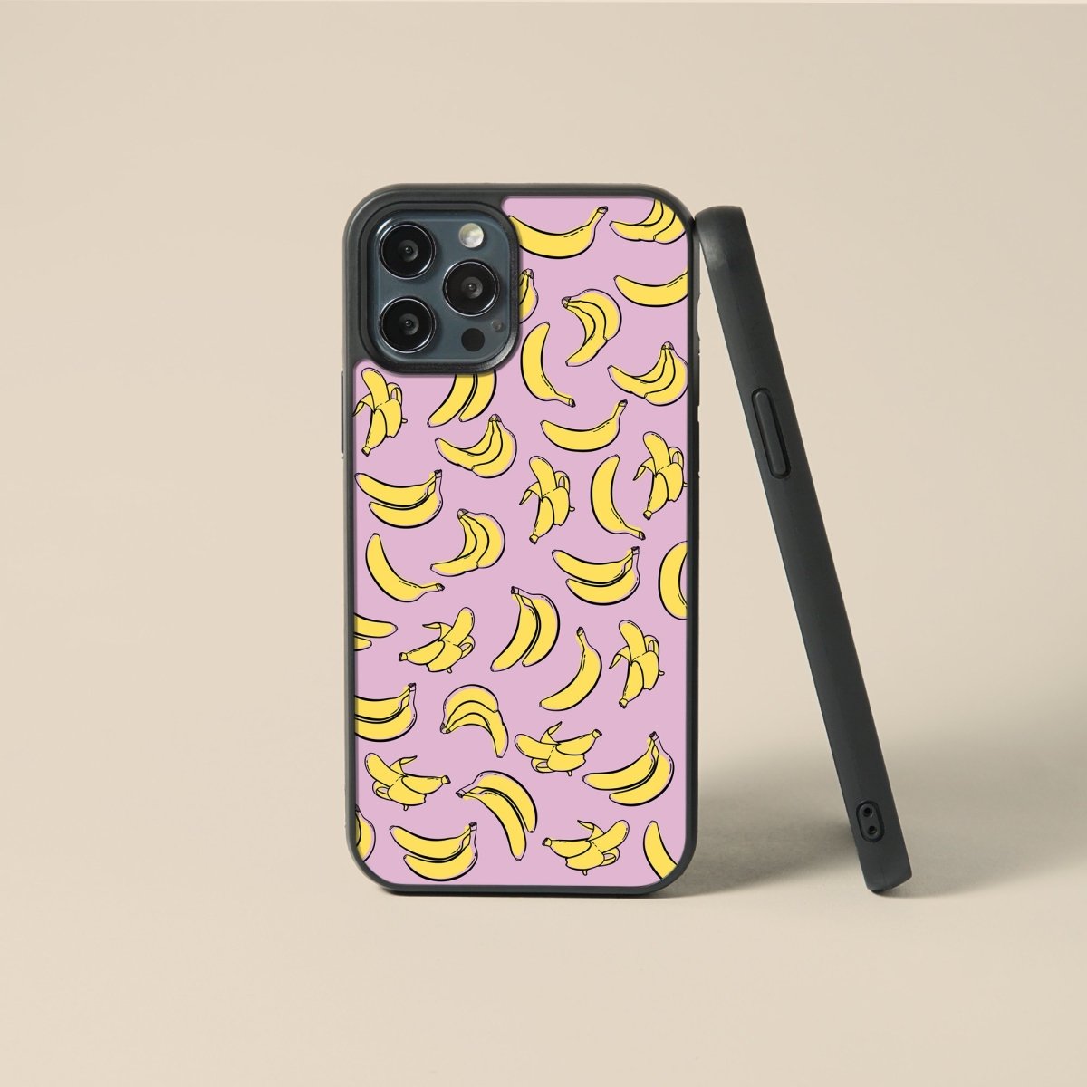 Banana - Glass Phone Case - cmzart