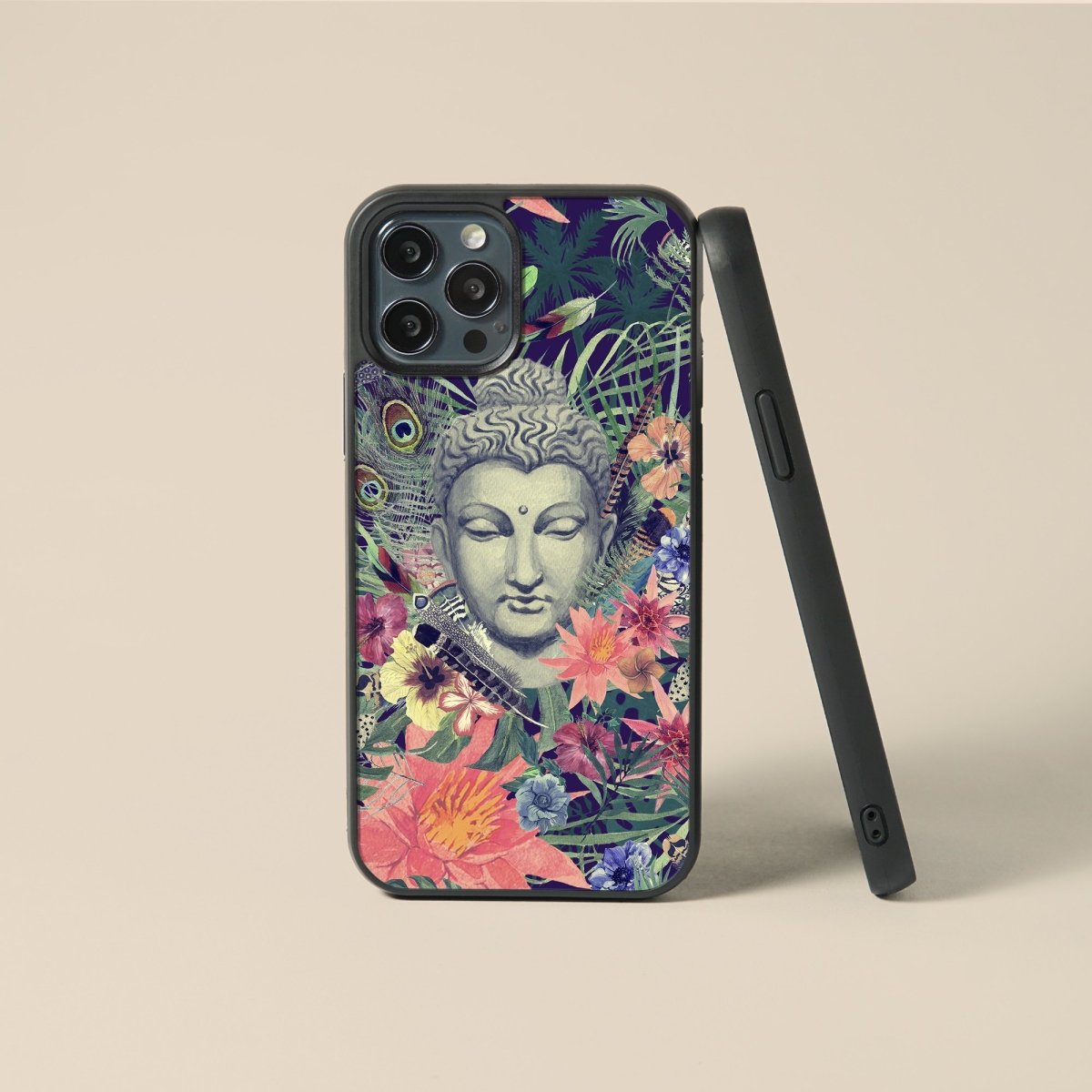 Buddha Custom Glass Phone Case