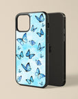 Butterflies - Glass Phone Case - cmzart