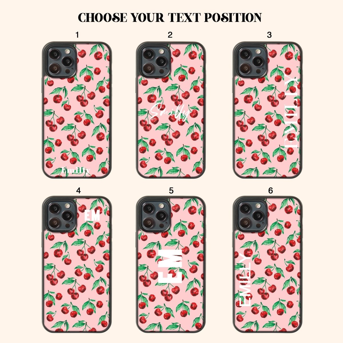 Cherry - Custom Glass Phone Case - cmzart