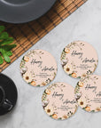 Custom Glass Coasters - Bulk Order for Wedding gifts, Logos & Events - cmzart