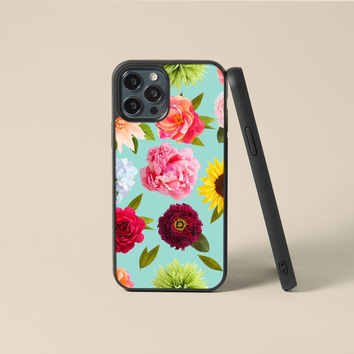 Flower Power - Glass Phone Case - cmzart