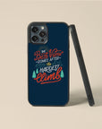 Hardest Climbing - Glass Phone Case - cmzart