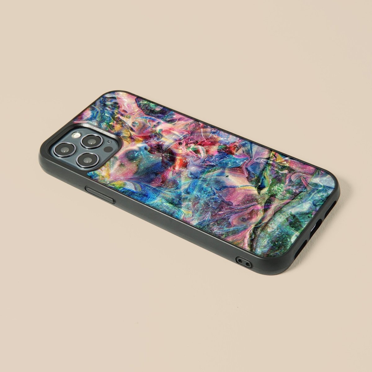 Magical Swirl - Glass Phone Case - cmzart