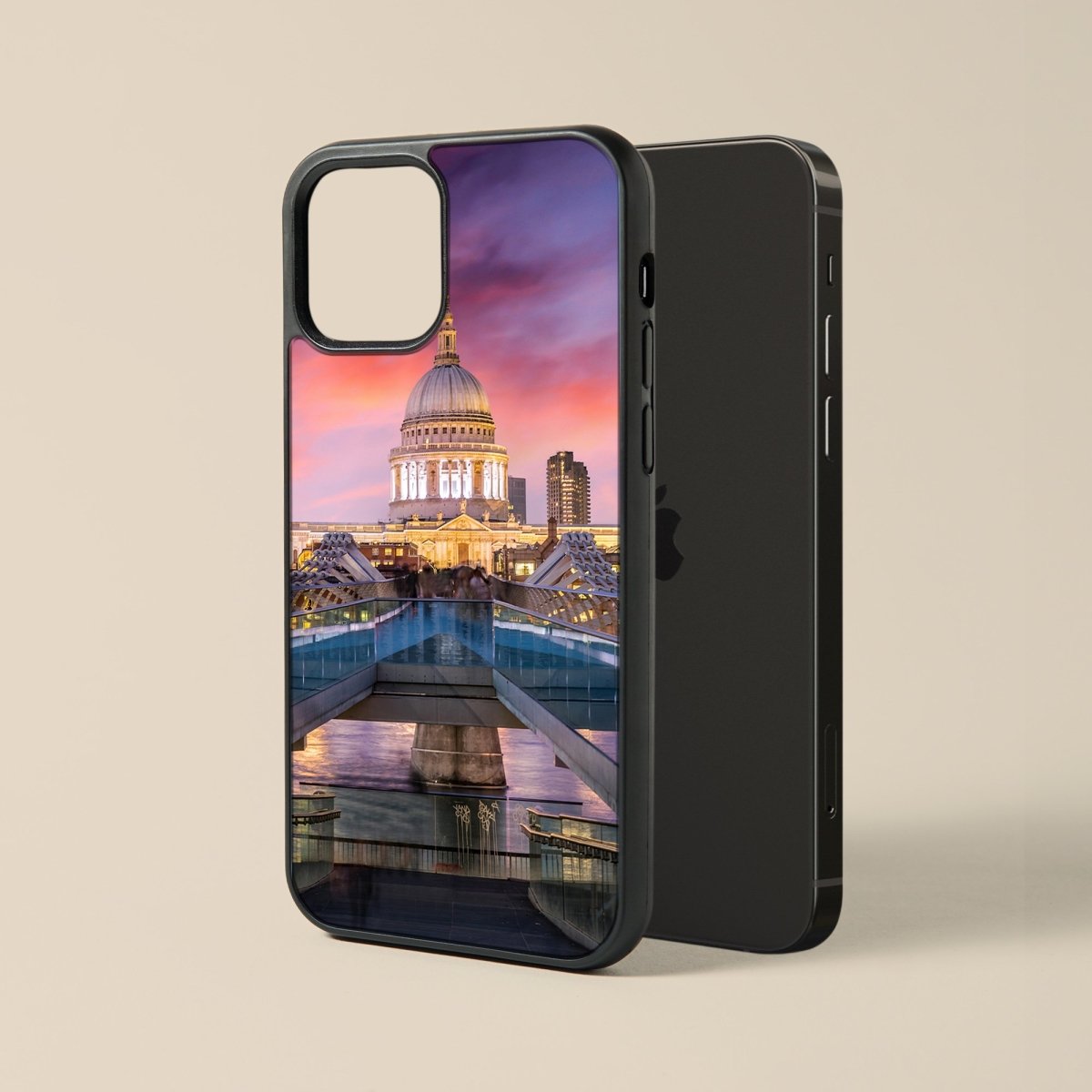 Millennium Bridge - Glass Phone Case - cmzart