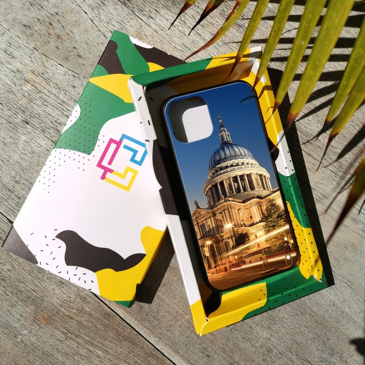 St Paul Cathedral London - Glass Phone Case - cmzart