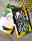 Zebra Print - Glass Phone Case - cmzart