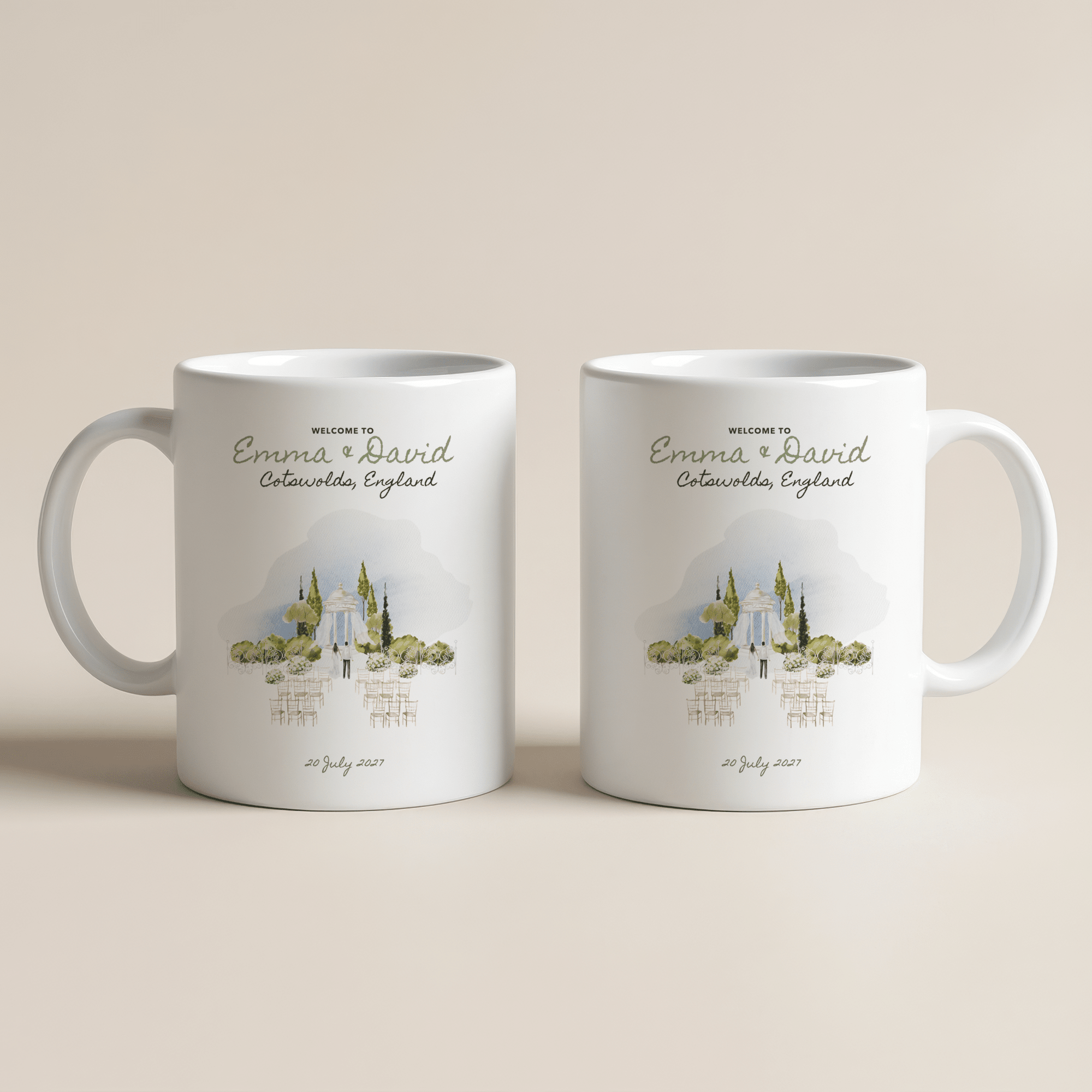 Custom Coffee Mugs - Bulk Order for Wedding Souvenirs, Events & Logos - cmzart