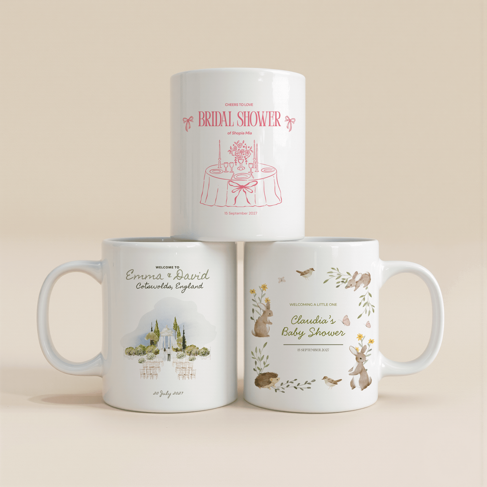 Custom Coffee Mugs - Bulk Order for Wedding Souvenirs, Events & Logos - cmzart