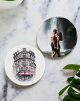 Custom Glass Coasters - Personalised With Own Photo - cmzart