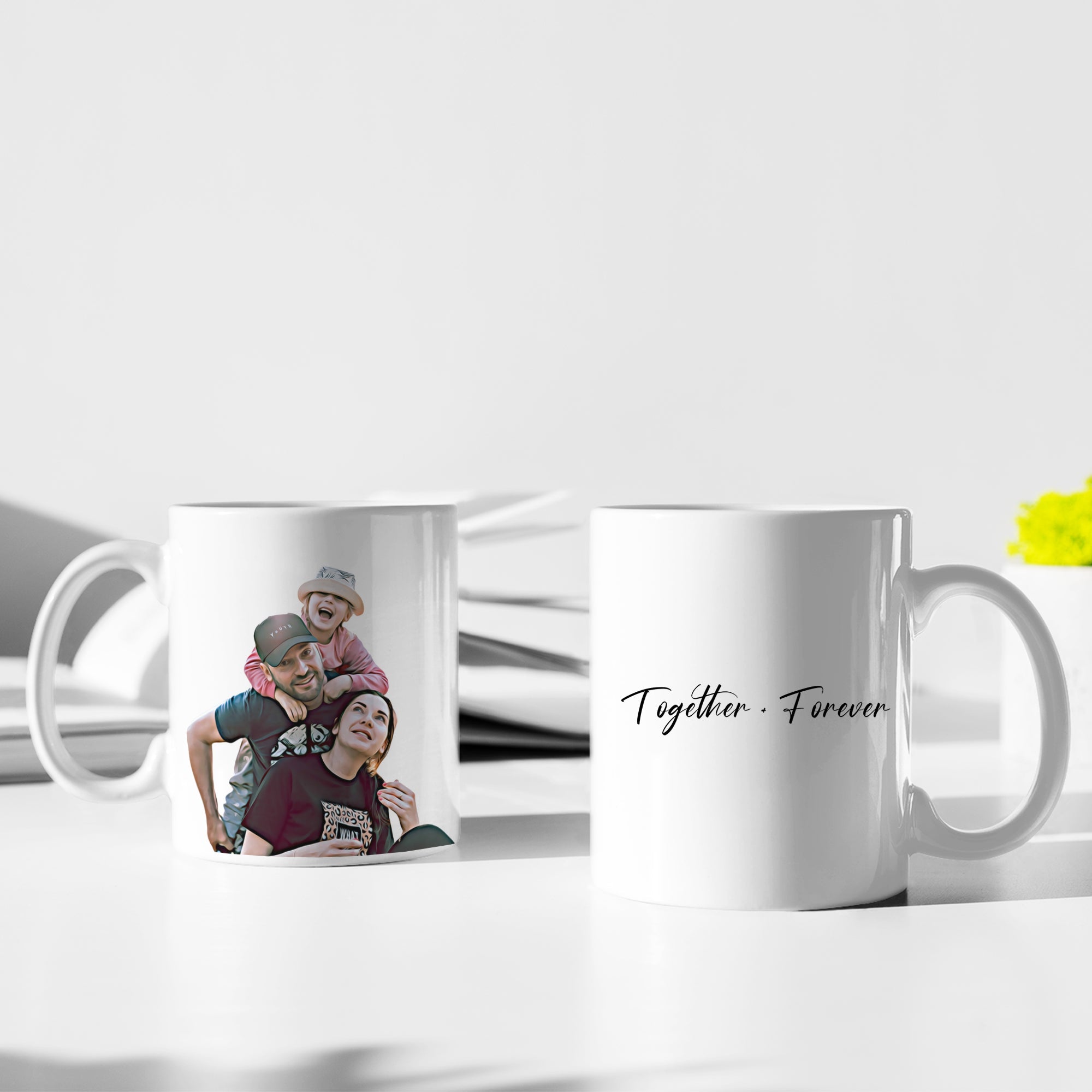 Custom People Portrait Mug - 325ml (11oz) - cmzart