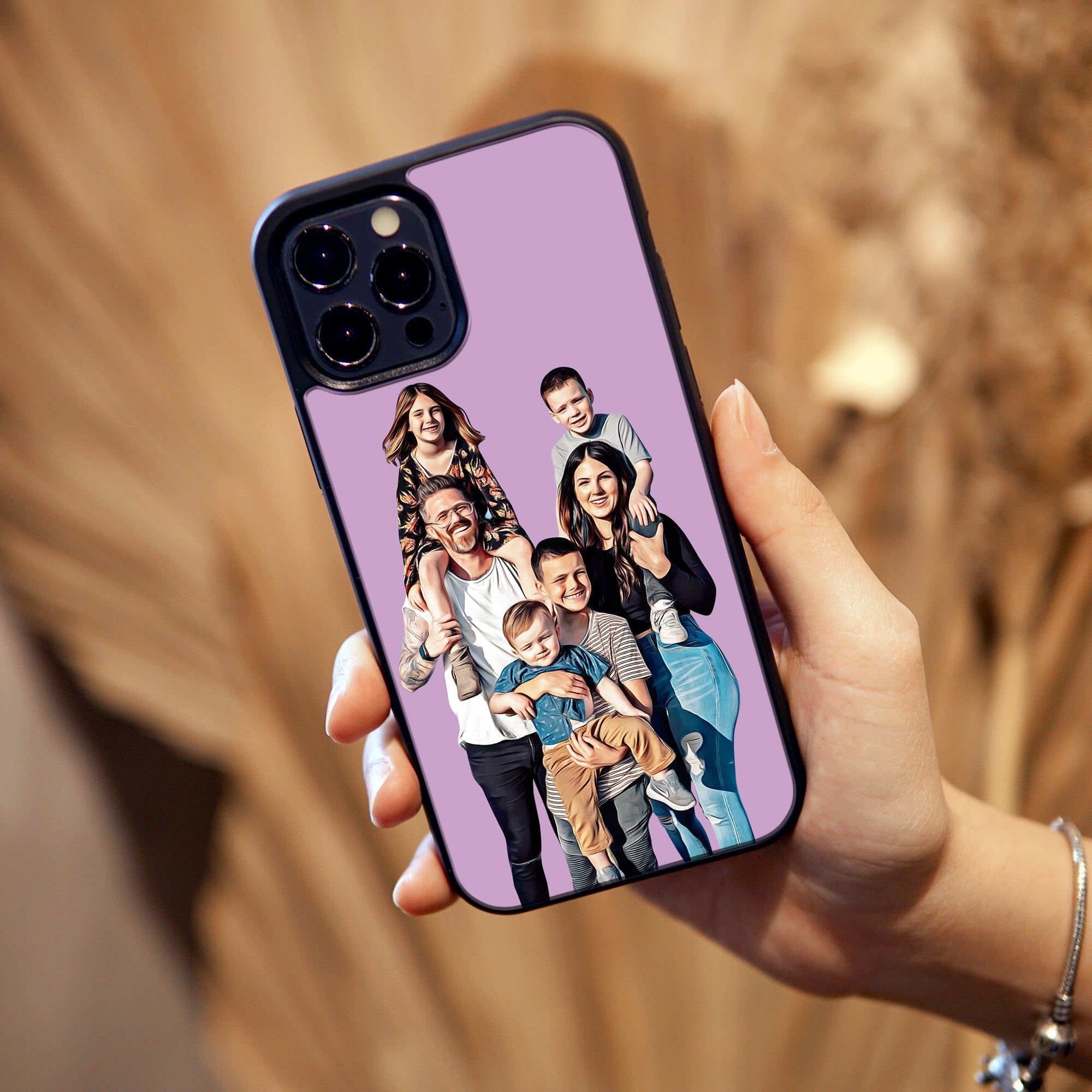 Custom People Portrait Phone Case - iPhone & Samsung Galaxy - cmzart