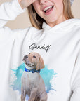 Custom Pet Portrait Hoodie - Unisex Sweatshirt - cmzart