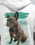 Custom Pet Portrait Hoodie - Unisex Sweatshirt - cmzart