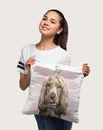 Custom Pet Portrait Pillow - 40 x 40 cm - cmzart