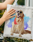 Custom Pet Portrait Tote Bag - 3 Stylish Designs - cmzart