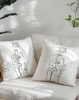 Personalised Wedding Cushion Covers - Set of Two - cmzart