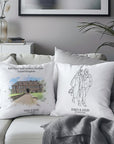 Personalised Wedding Cushion Covers - Set of Two - cmzart