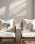 Personalised Wedding Cushion Covers - Set of Two - cmzart