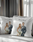 Personalised Wedding Cushion - Set of Two - cmzart