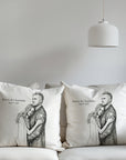 Personalised Wedding Cushion - Set of Two - cmzart