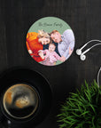 Custom Family Portrait Coasters - Glass Placemats