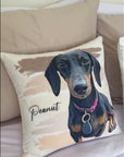 Custom Pet Portrait Pillow - 40 x 40 cm