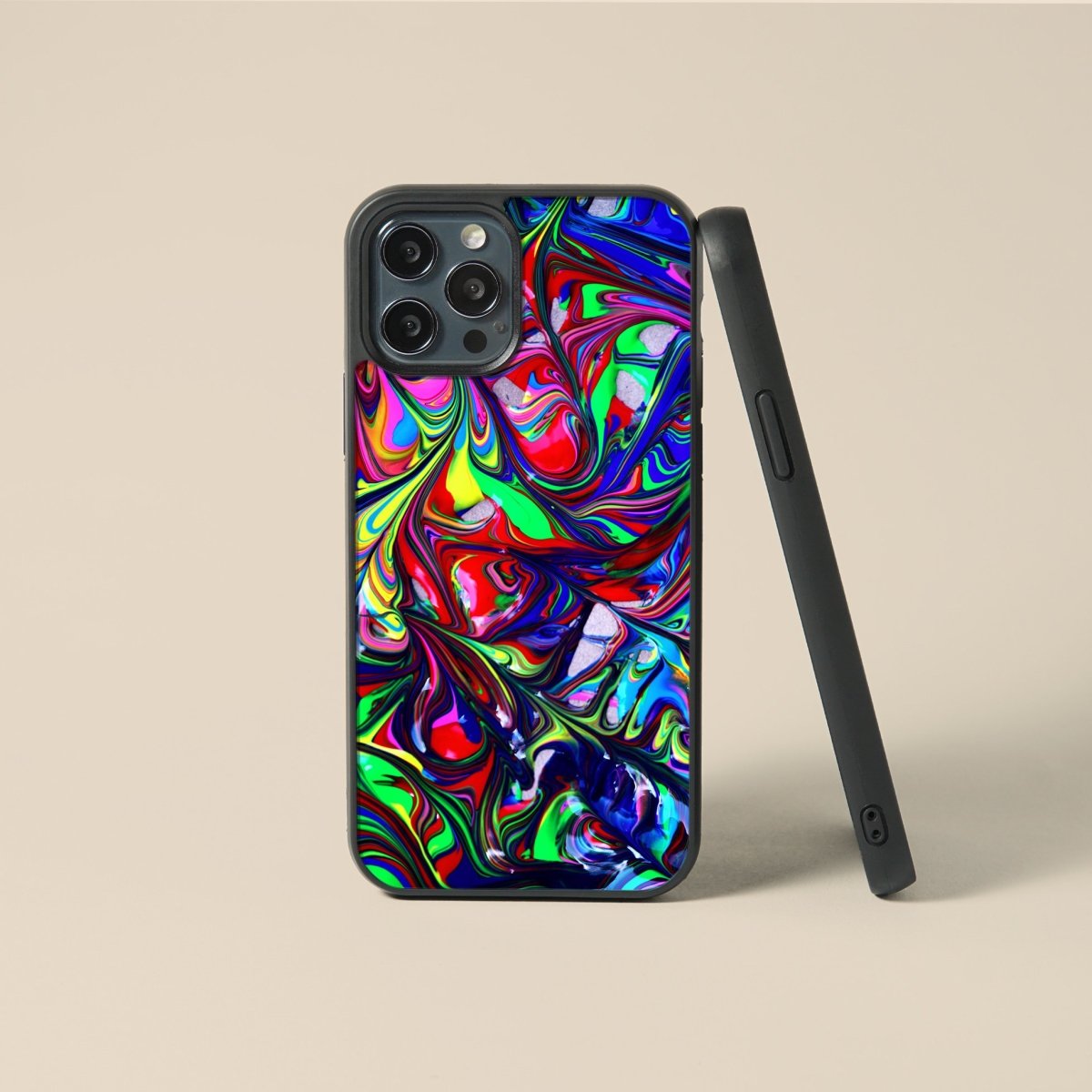 Acid Rave - Glass Phone Case - cmzart