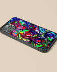 Acid Rave - Glass Phone Case - cmzart