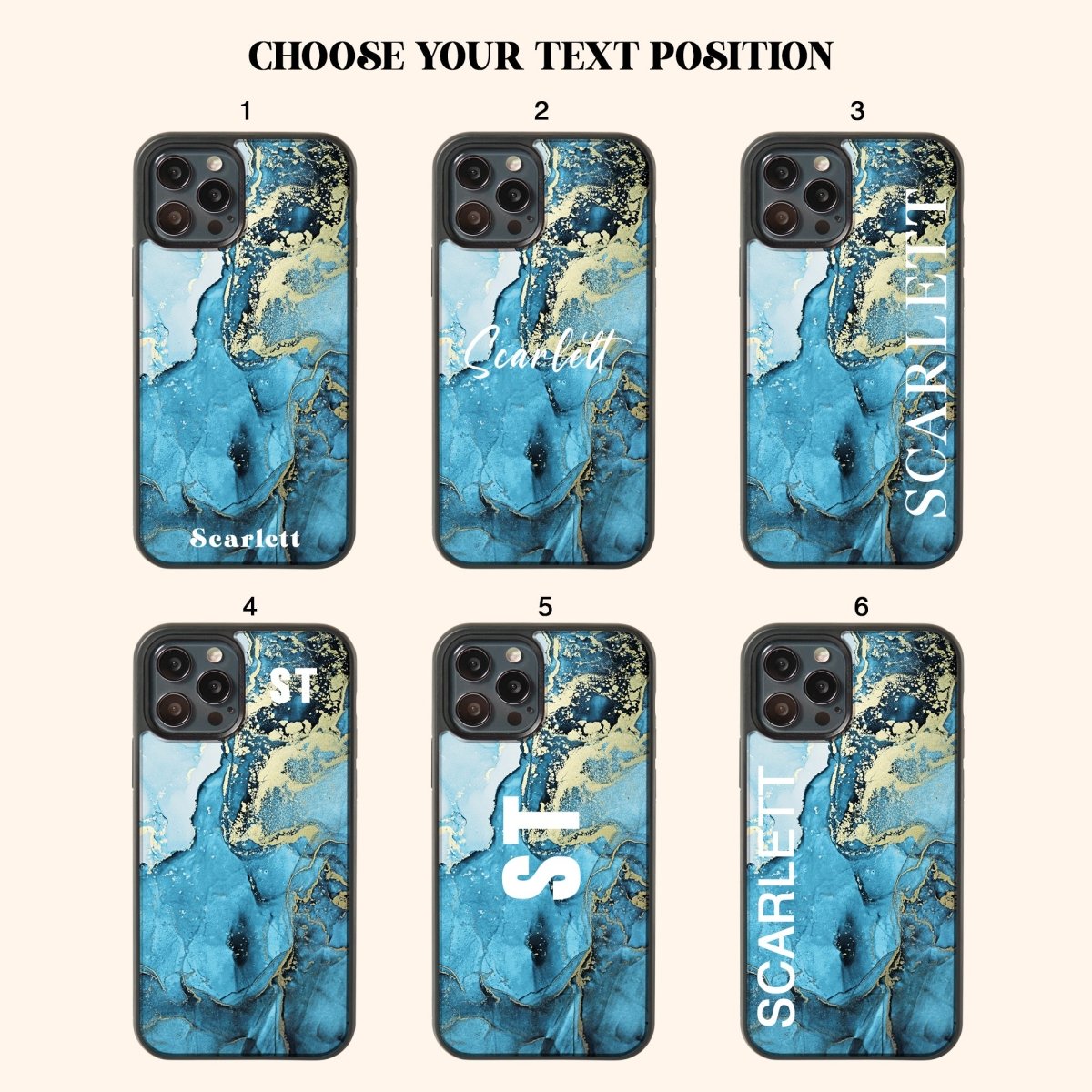 Aquamarine - Custom Glass Phone Case - cmzart