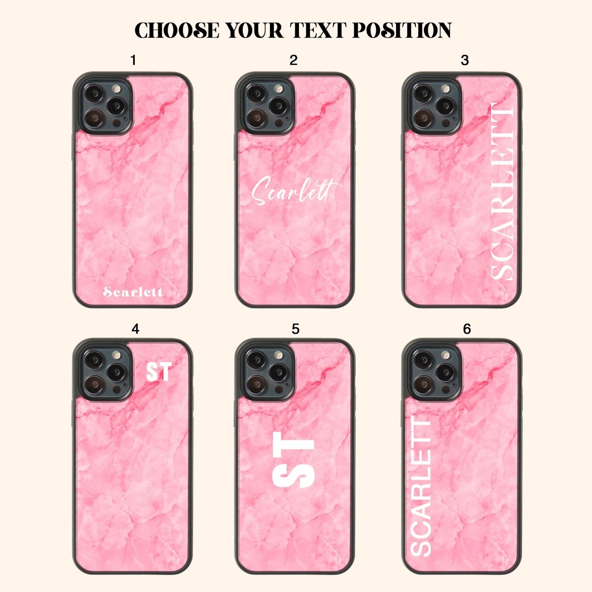 Baby Pink - Custom Glass Phone Case - cmzart