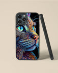 Big Cats Watercolour Art - Custom Glass Phone Case - cmzart