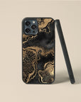 Black Truffle - Glass Phone Case - cmzart