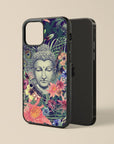Buddha - Glass Phone Case - cmzart