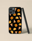 Burger Taco Pizza - Glass Phone Case - cmzart