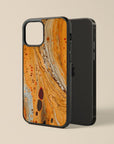 Burnt Tangerine - Glass Phone Case - cmzart