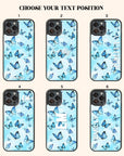 Butterflies - Custom Glass Phone Case - cmzart