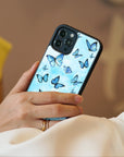 Butterflies - Glass Phone Case - cmzart