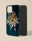 Colorful Canoes - Glass Phone Case - cmzart