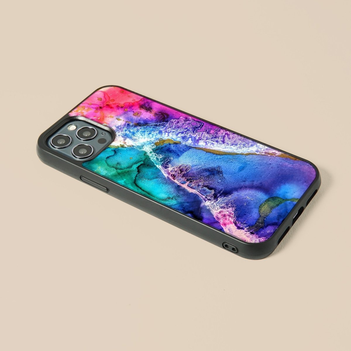 Coral Crush - Glass Phone Case - cmzart