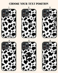 Cow Pattern Print - Custom Glass Phone Case - cmzart