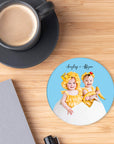 Custom Family Portrait Coasters - Glass Placemats - cmzart
